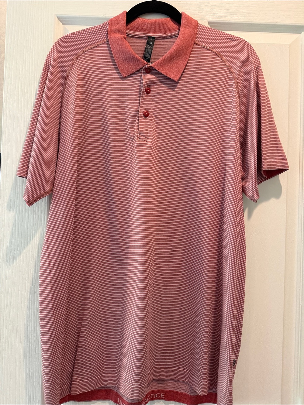 Men's Lulu Lemon Striped Polo Shirt